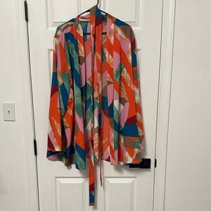 Colorful Geometric Women's duster